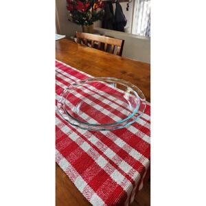 Pyrex Clear Glass Fluted Pie Plate 9 Inch Baking Dish Oven Safe